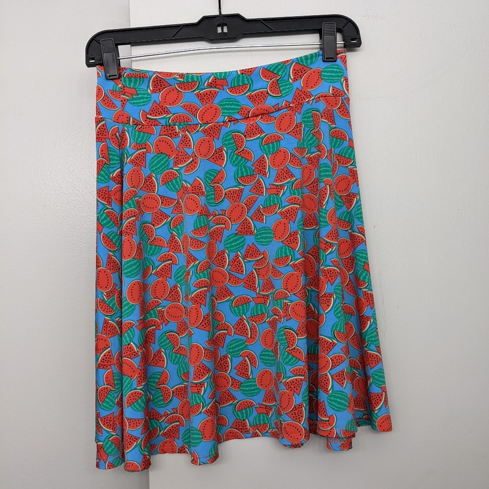 LuLaroe Watermelon Print Skirt Size 12